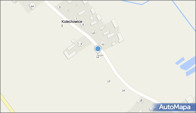 Kolechowice, Kolechowice, 12, mapa Kolechowice