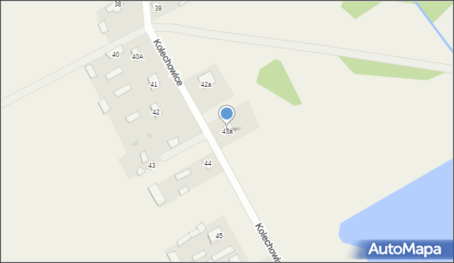 Kolechowice, Kolechowice, 43a, mapa Kolechowice