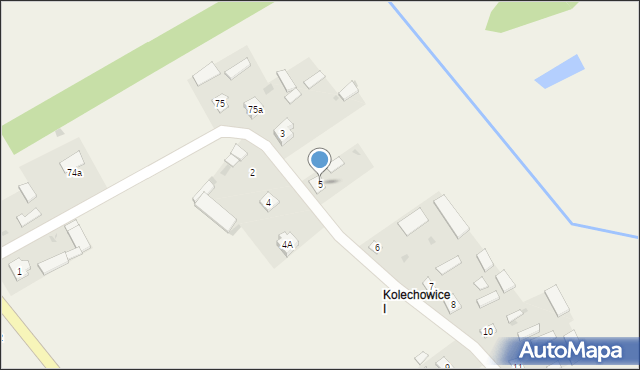 Kolechowice, Kolechowice, 5, mapa Kolechowice