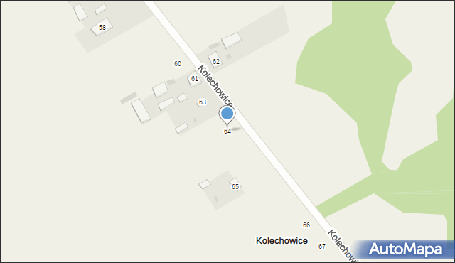 Kolechowice, Kolechowice, 64, mapa Kolechowice