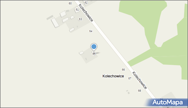 Kolechowice, Kolechowice, 65, mapa Kolechowice