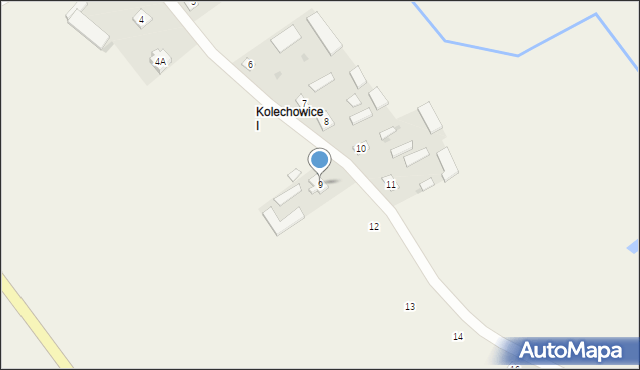 Kolechowice, Kolechowice, 9, mapa Kolechowice