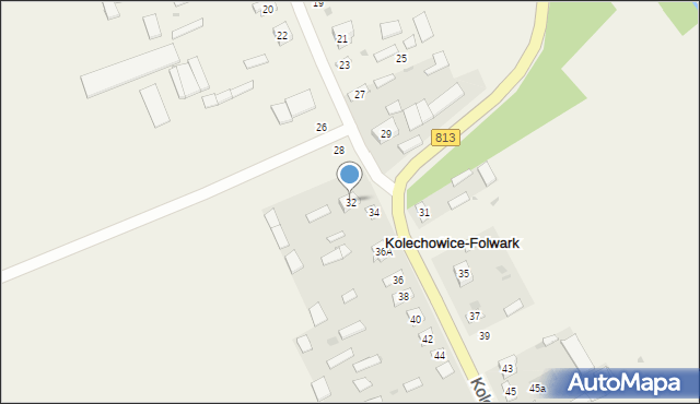 Kolechowice-Folwark, Kolechowice-Folwark, 32, mapa Kolechowice-Folwark