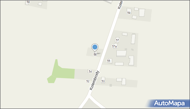 Kolembrody, Kolembrody, 56, mapa Kolembrody