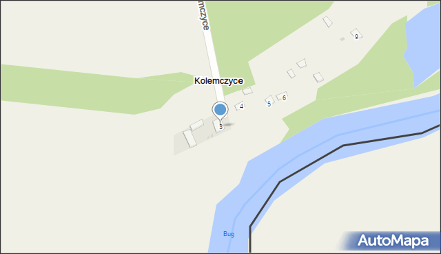 Kolemczyce, Kolemczyce, 3, mapa Kolemczyce