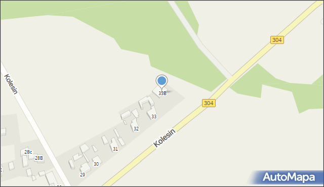 Kolesin, Kolesin, 34, mapa Kolesin