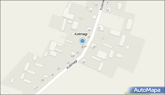 Kolimagi, Kolimagi, 20, mapa Kolimagi