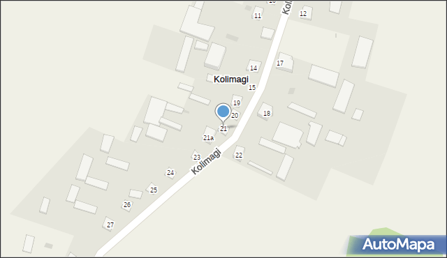 Kolimagi, Kolimagi, 21, mapa Kolimagi