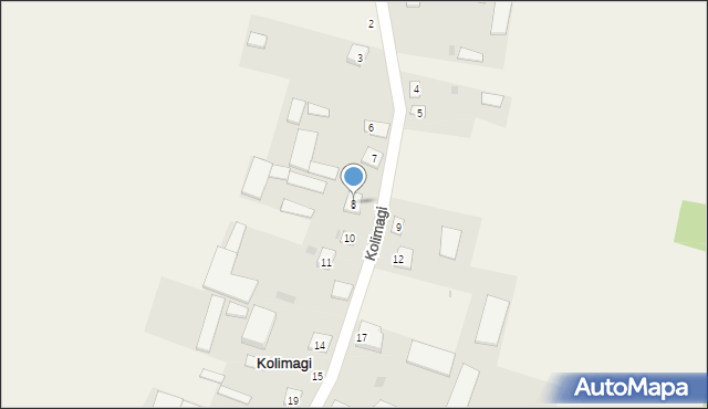 Kolimagi, Kolimagi, 8, mapa Kolimagi