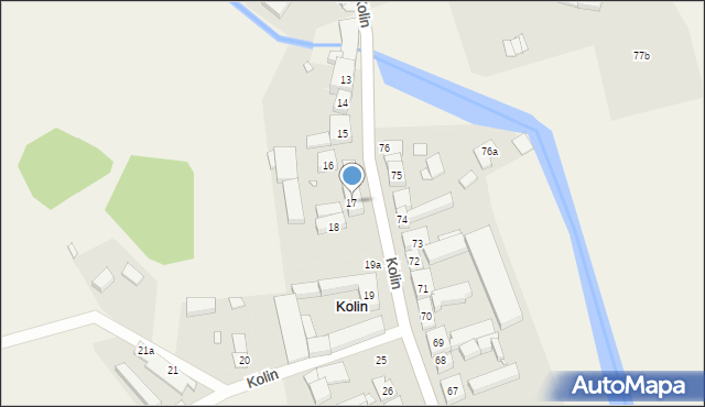 Kolin, Kolin, 17, mapa Kolin