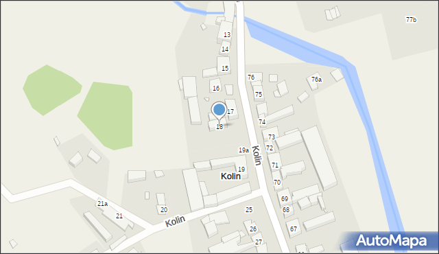 Kolin, Kolin, 18, mapa Kolin