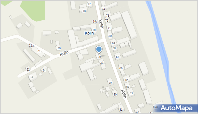 Kolin, Kolin, 26, mapa Kolin