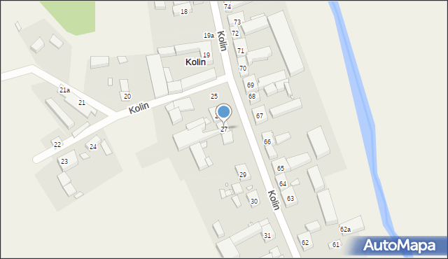 Kolin, Kolin, 27, mapa Kolin