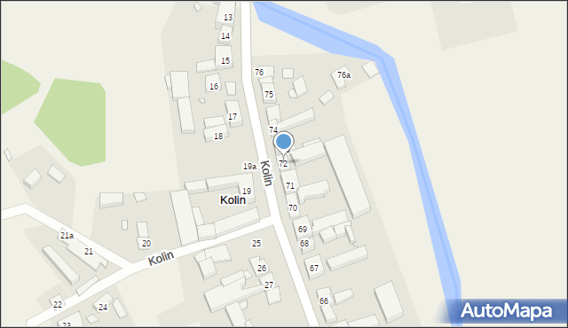 Kolin, Kolin, 72, mapa Kolin