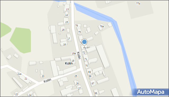 Kolin, Kolin, 73, mapa Kolin