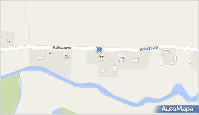 Koliszewo, Koliszewo, 16, mapa Koliszewo