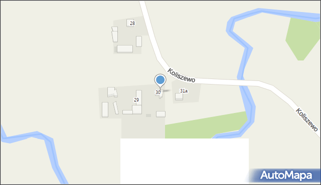 Koliszewo, Koliszewo, 31, mapa Koliszewo