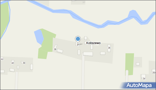 Koliszewo, Koliszewo, 37, mapa Koliszewo