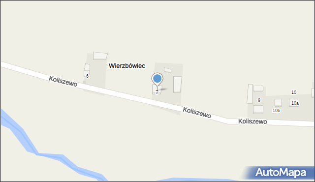 Koliszewo, Koliszewo, 8, mapa Koliszewo