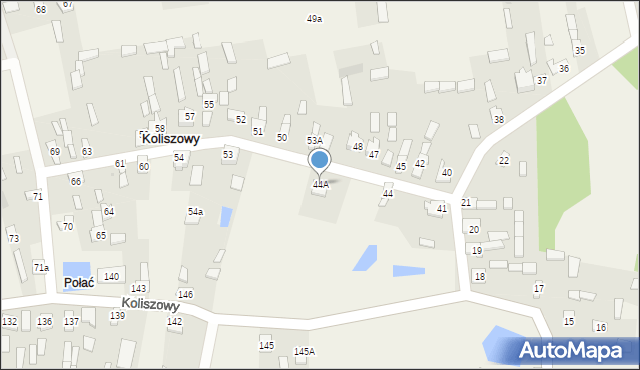 Koliszowy, Koliszowy, 44A, mapa Koliszowy