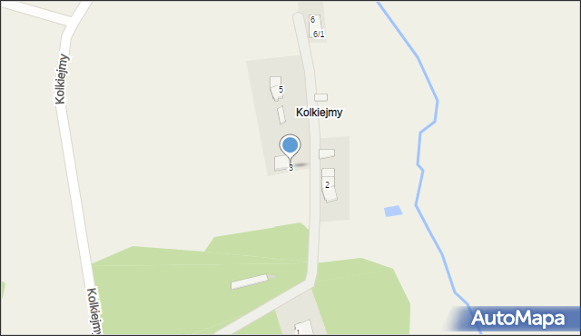 Kolkiejmy, Kolkiejmy, 3, mapa Kolkiejmy