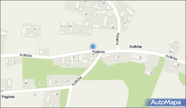 Kołków, Kołków, 11, mapa Kołków