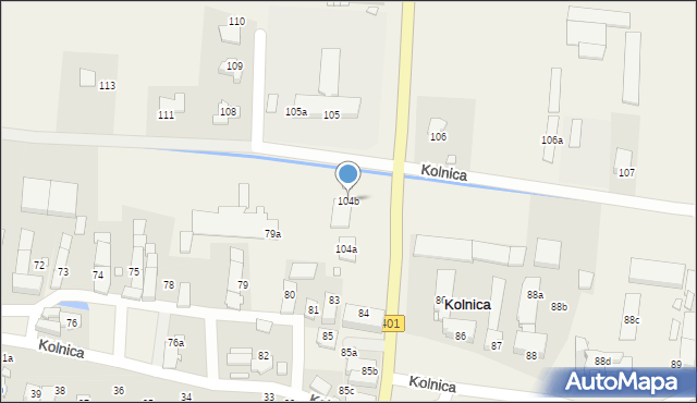 Kolnica, Kolnica, 104b, mapa Kolnica