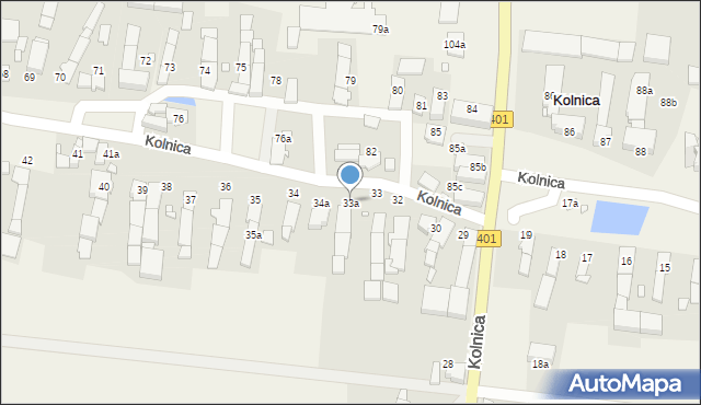 Kolnica, Kolnica, 33a, mapa Kolnica