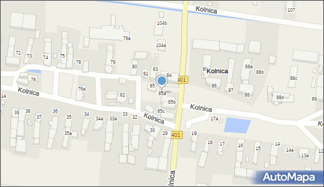 Kolnica, Kolnica, 85a, mapa Kolnica