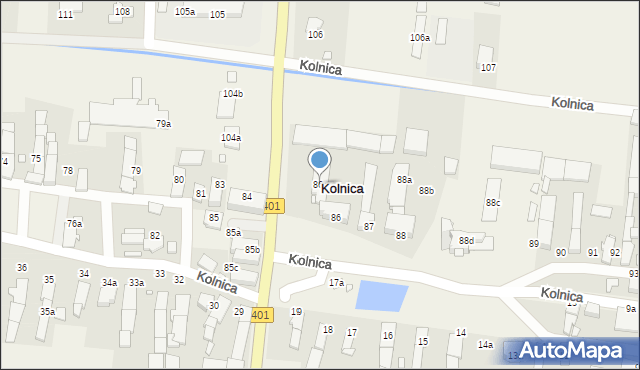 Kolnica, Kolnica, 86a, mapa Kolnica