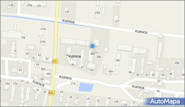 Kolnica, Kolnica, 88a, mapa Kolnica