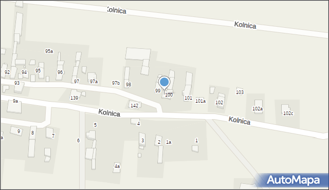 Kolnica, Kolnica, 99a, mapa Kolnica