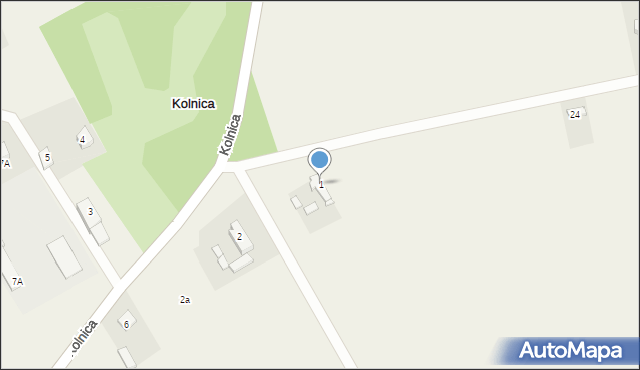 Kolnica, Kolnica, 1, mapa Kolnica