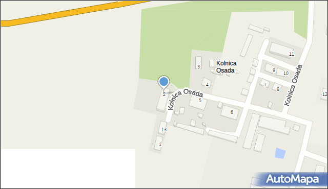 Kolnica Osada, Kolnica Osada, 2, mapa Kolnica Osada