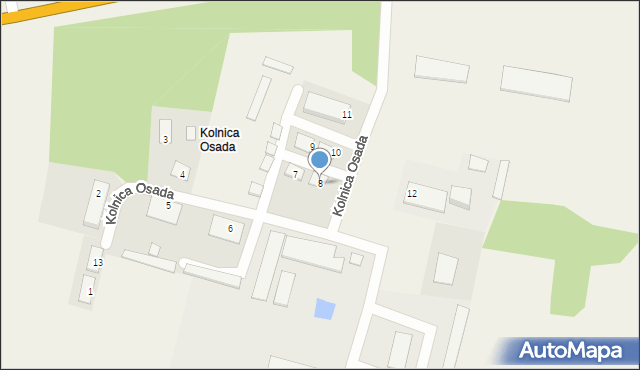 Kolnica Osada, Kolnica Osada, 8, mapa Kolnica Osada