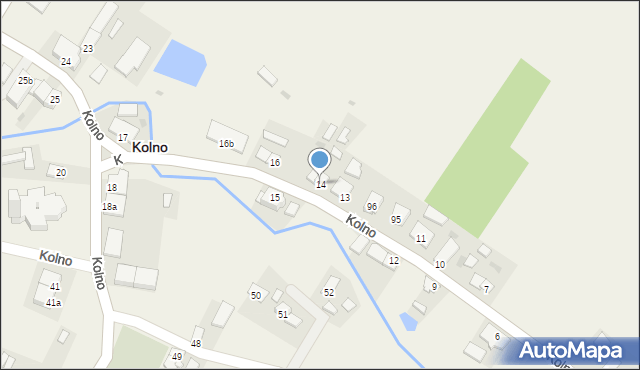 Kolno, Kolno, 14, mapa Kolno