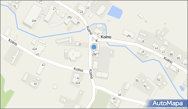 Kolno, Kolno, 18a, mapa Kolno