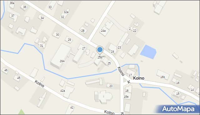 Kolno, Kolno, 25b, mapa Kolno