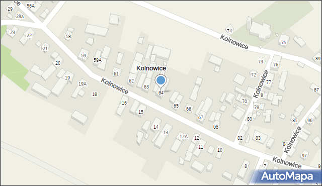 Kolnowice, Kolnowice, 64, mapa Kolnowice