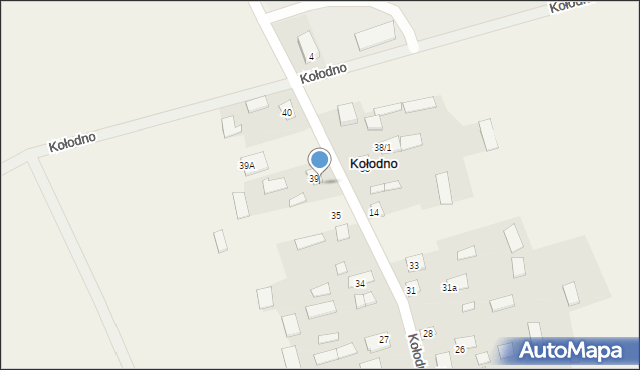 Kołodno, Kołodno, 11, mapa Kołodno