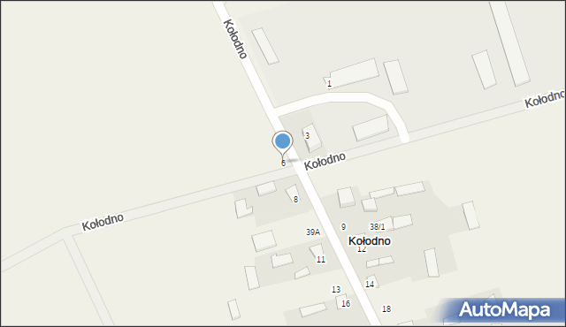 Kołodno, Kołodno, 6, mapa Kołodno