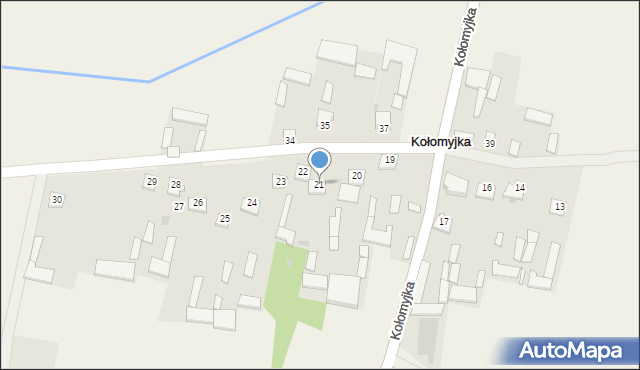 Kołomyjka, Kołomyjka, 21, mapa Kołomyjka