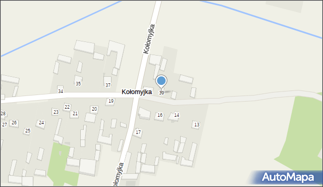 Kołomyjka, Kołomyjka, 39, mapa Kołomyjka