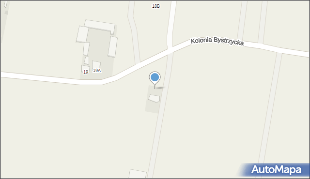 Kolonia Bystrzycka, Kolonia Bystrzycka, 18a, mapa Kolonia Bystrzycka