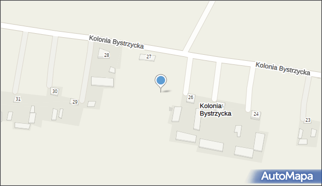 Kolonia Bystrzycka, Kolonia Bystrzycka, 26B, mapa Kolonia Bystrzycka