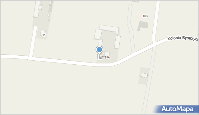 Kolonia Bystrzycka, Kolonia Bystrzycka, 34, mapa Kolonia Bystrzycka