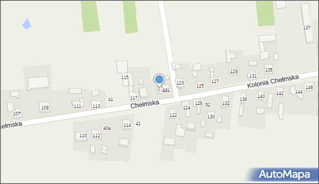 Kolonia Chełmska, Kolonia Chełmska, 47, mapa Kolonia Chełmska