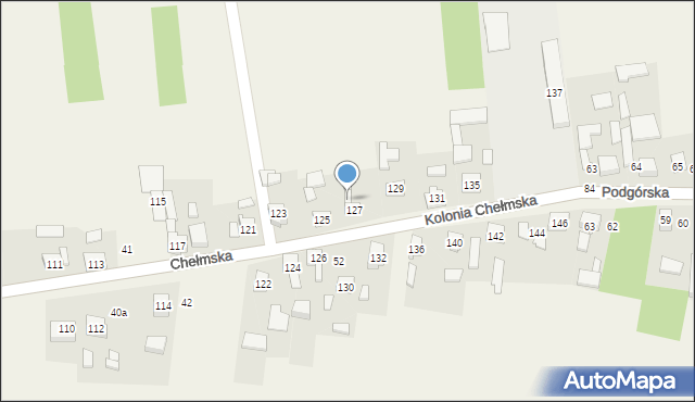 Kolonia Chełmska, Kolonia Chełmska, 53, mapa Kolonia Chełmska