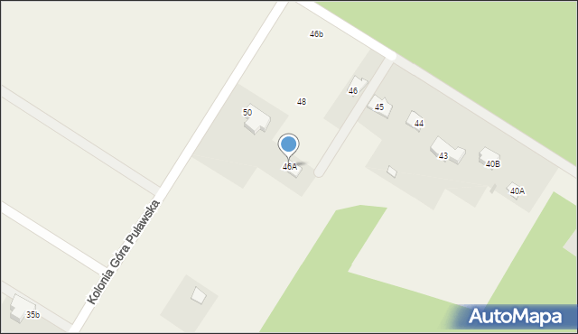 Kolonia Góra Puławska, Kolonia Góra Puławska, 46A, mapa Kolonia Góra Puławska