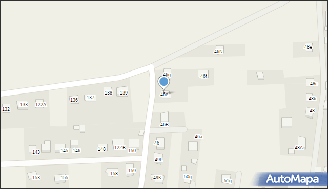 Kolonia Kołłątaja, Kolonia Kołłątaja, 46e, mapa Kolonia Kołłątaja